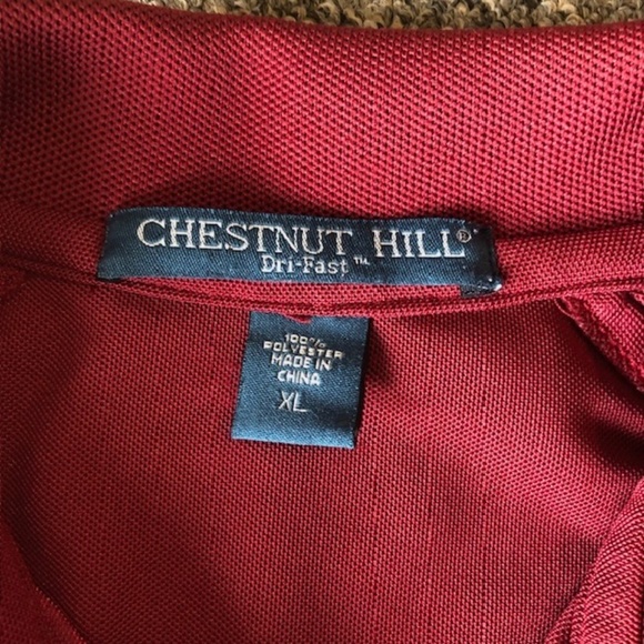 Chestnut Hill  Red Short Sleeve Polo Size XL - Picture 3 of 7